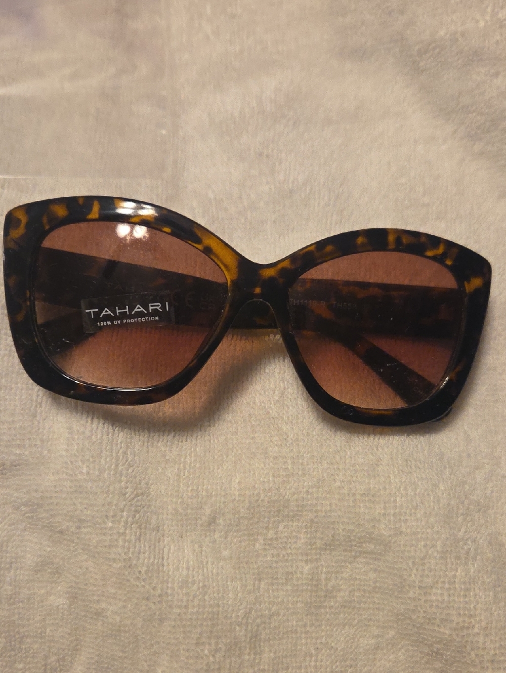 Tahari Tortoiseshell Sunglasses with Brown Gradient Lenses (#12)